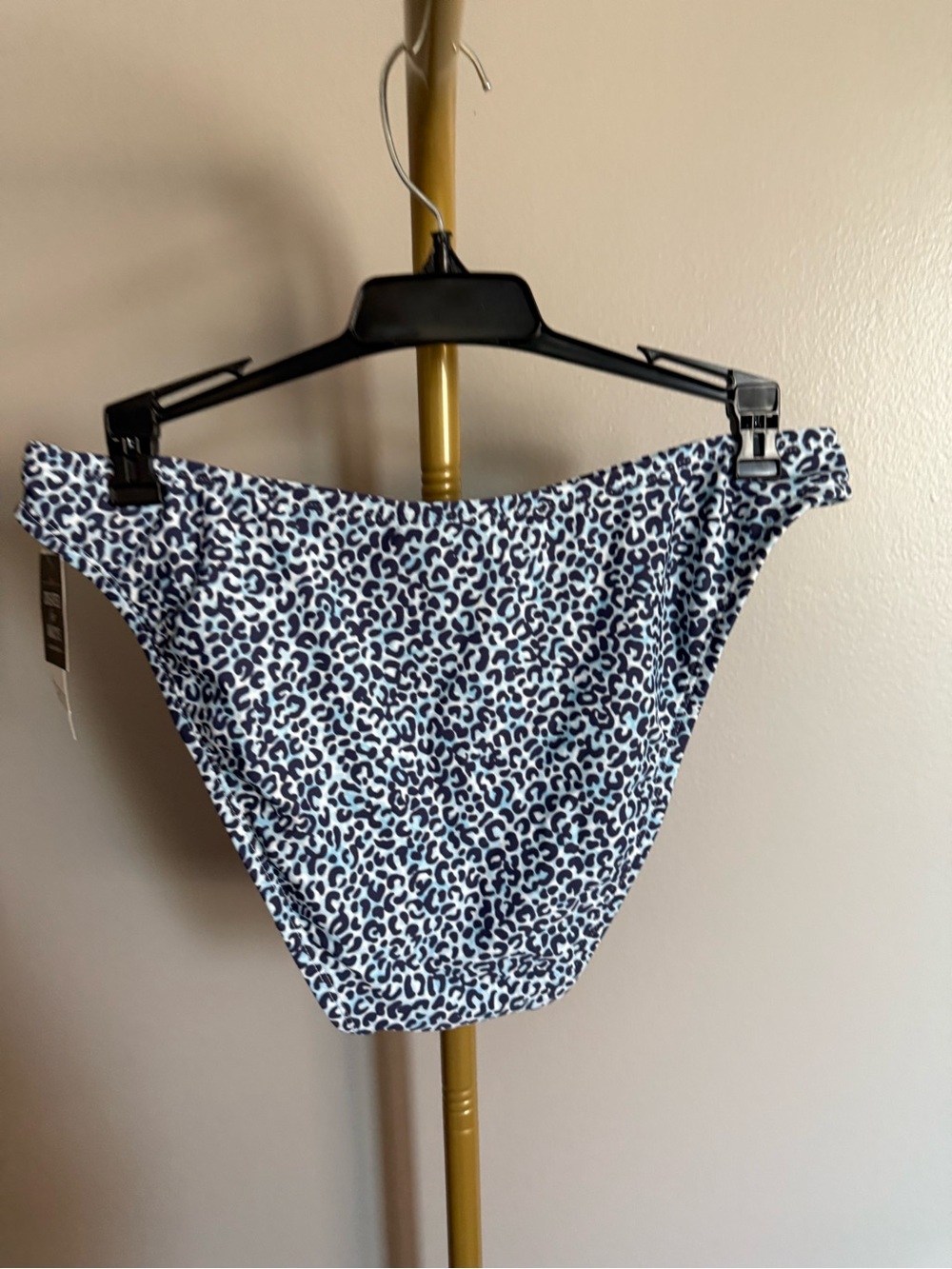 NWT Bar III “On the Prowl” Bikini Bottom – Navy Leopard Print (Size M) - Picture 3 of 4